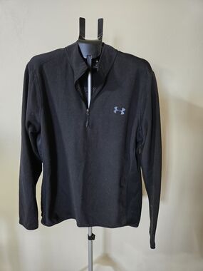 Under Armour Black Quarter-Zip Pullover Fleece XL